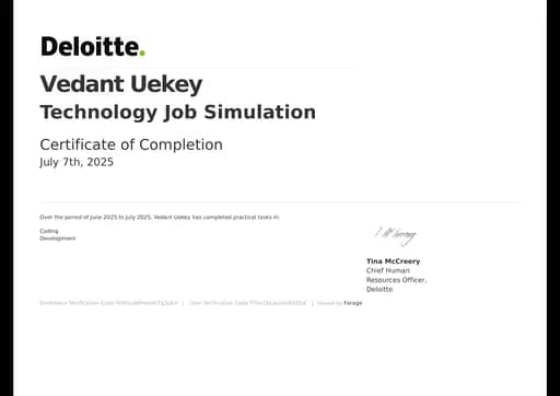 Technology Job Simulation
